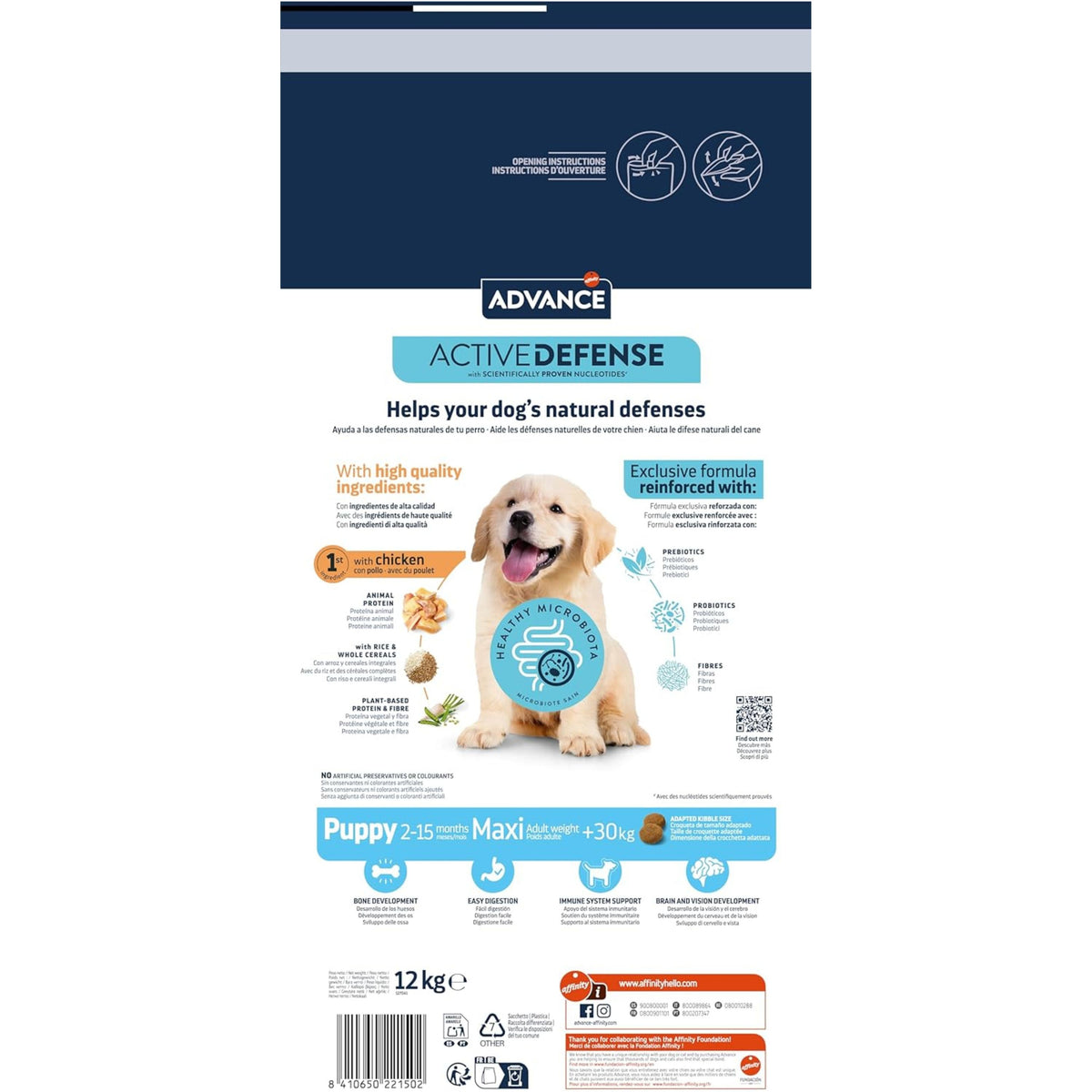 ADVANCE PUPPY MAXI 12 KG. 