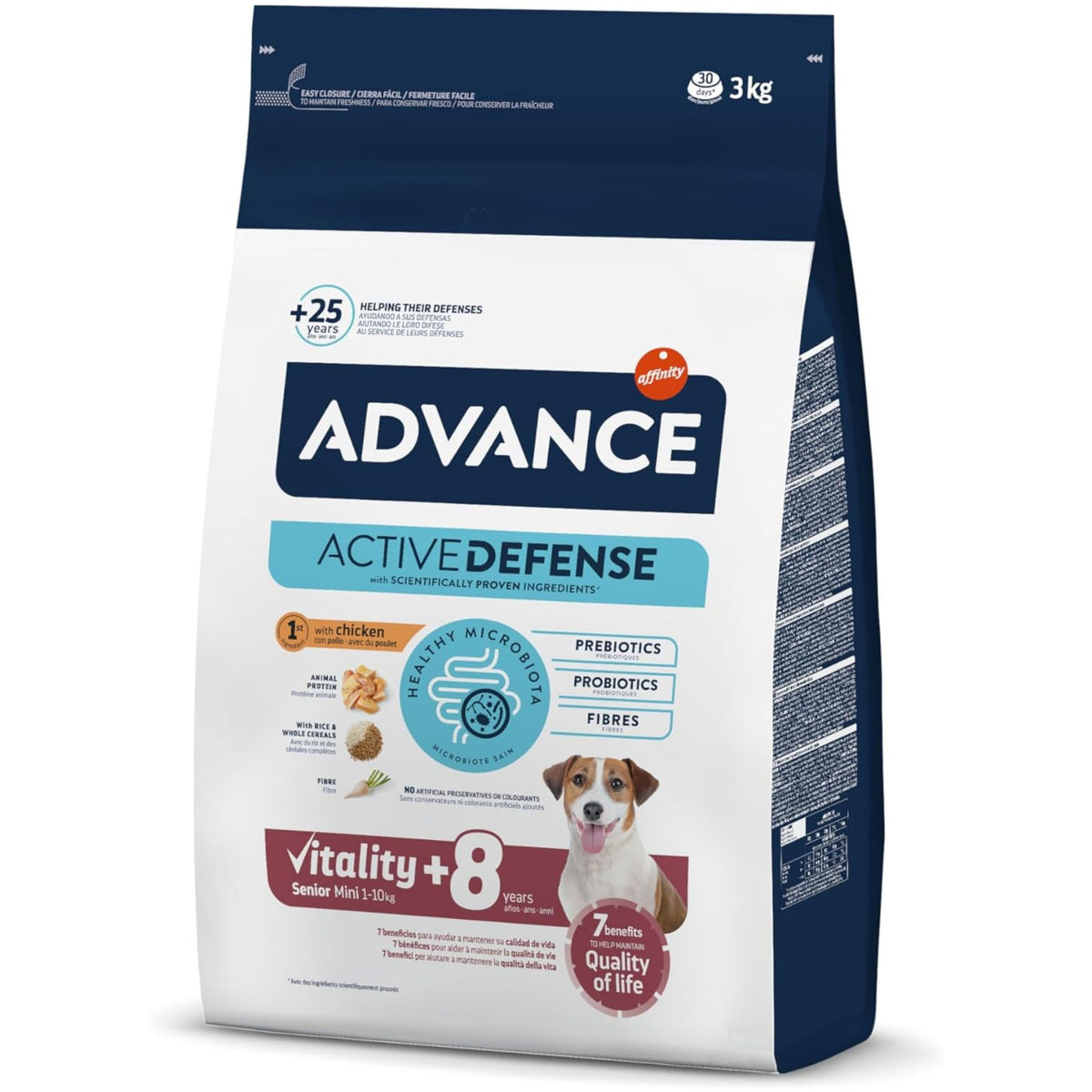 ADVANCE MINI SENIOR 3 Kg. Promo