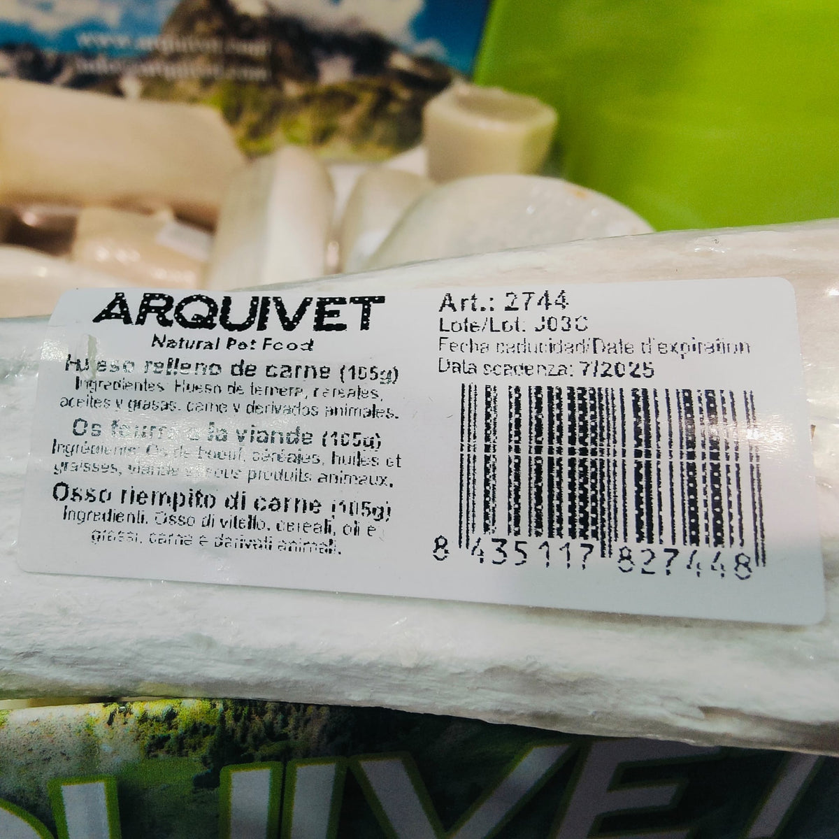 HUESO RELLENO DE CARNE.