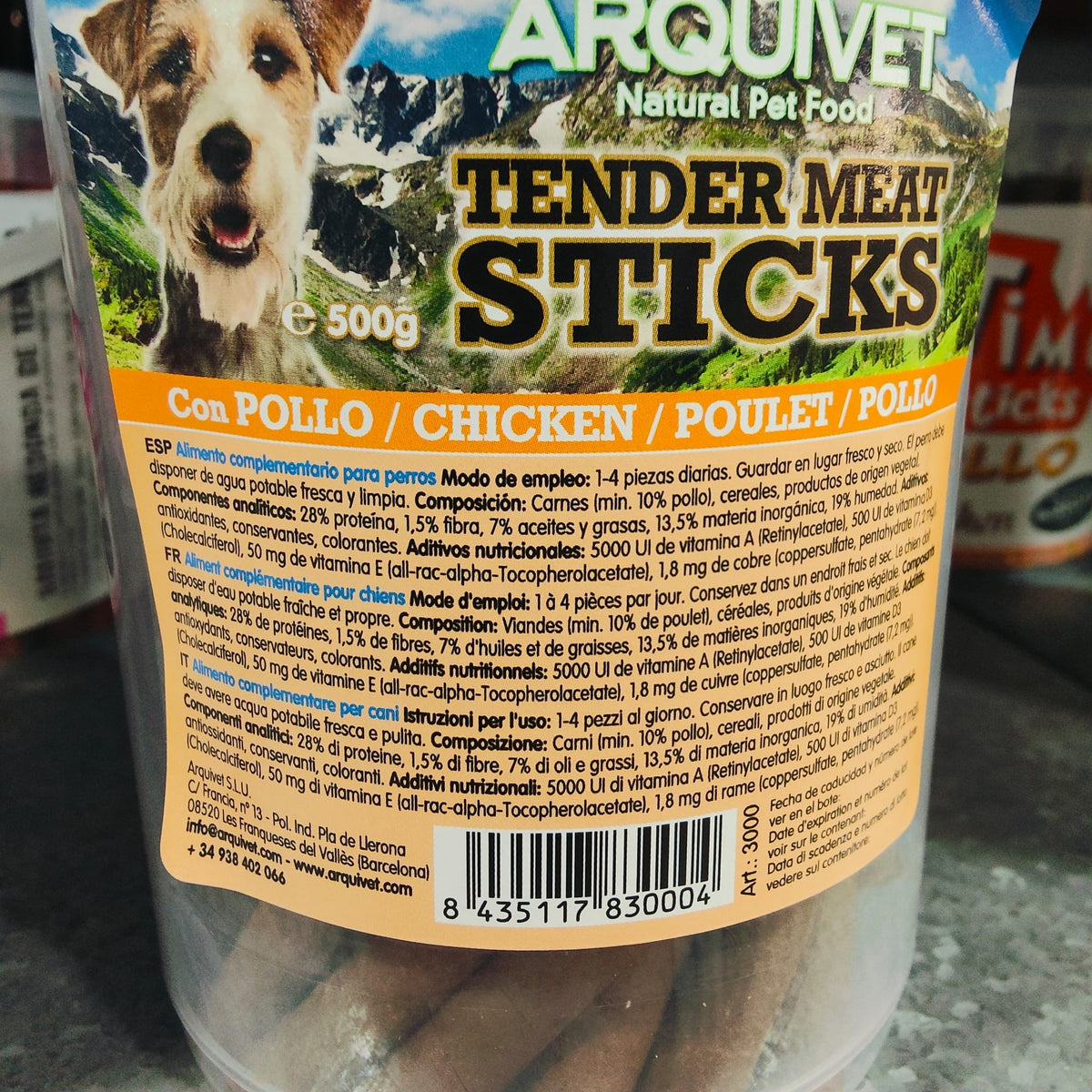 Barritas Tender Meat Sticks De Pollo 500Gr.