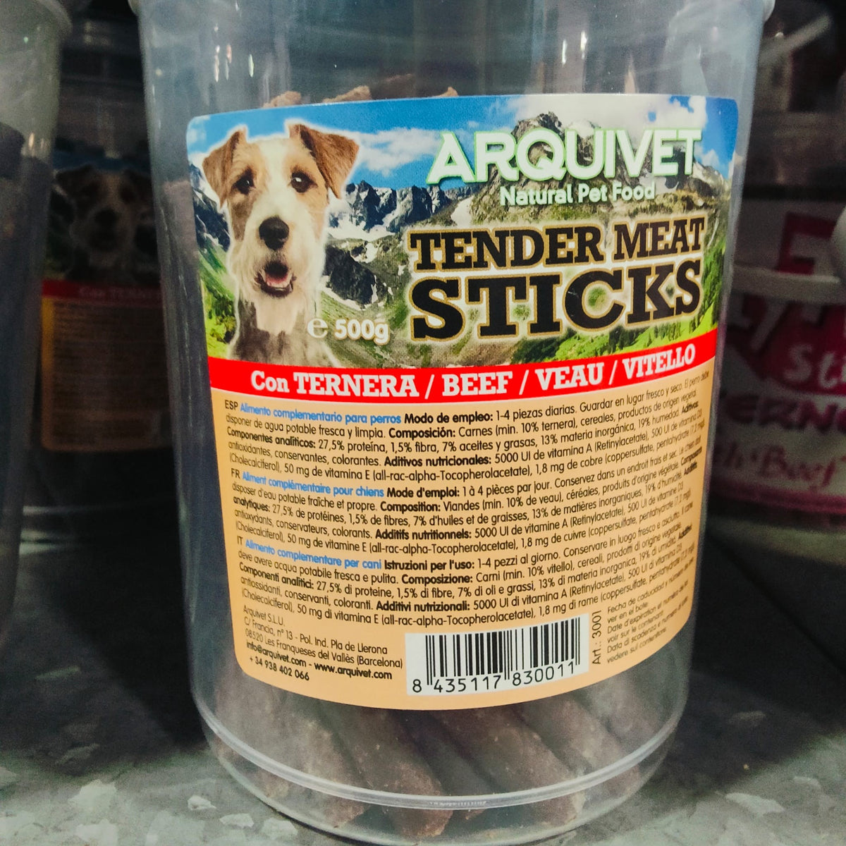 Barritas Tender Meat Sticks De Ternera 500Gr.