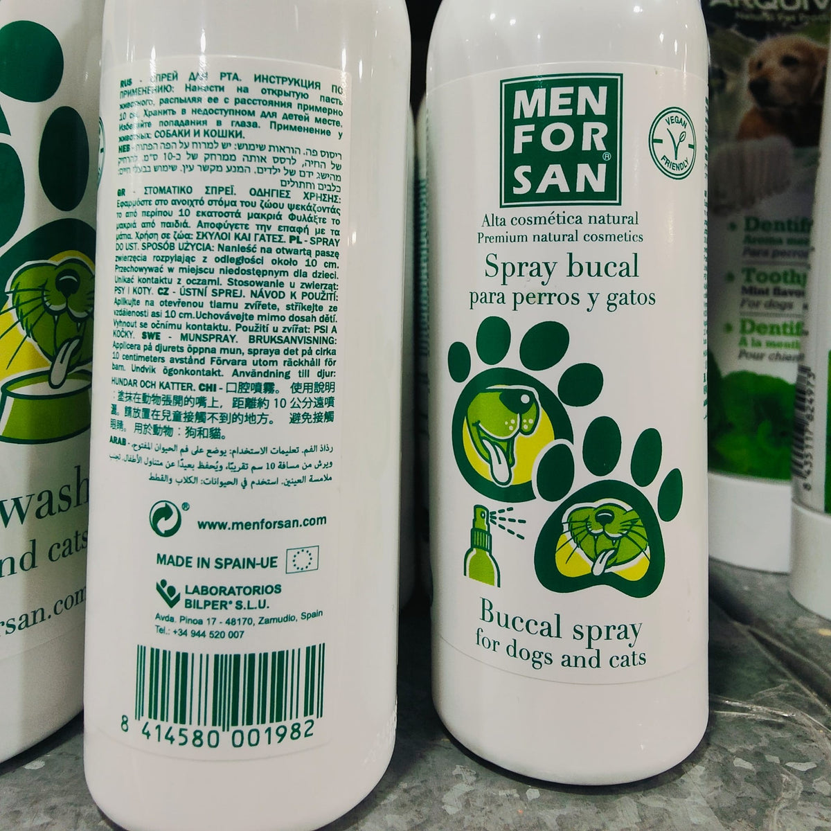 Menforsan Spray Bucal 125 Ml. Perros Y Gatos