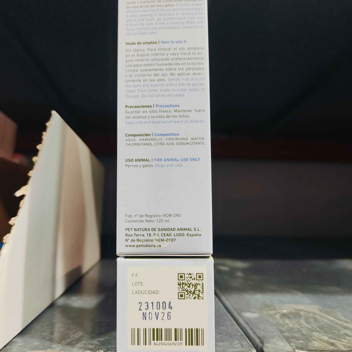 LOCION HIGIENE OCULAR 125 ML.Petnatura 