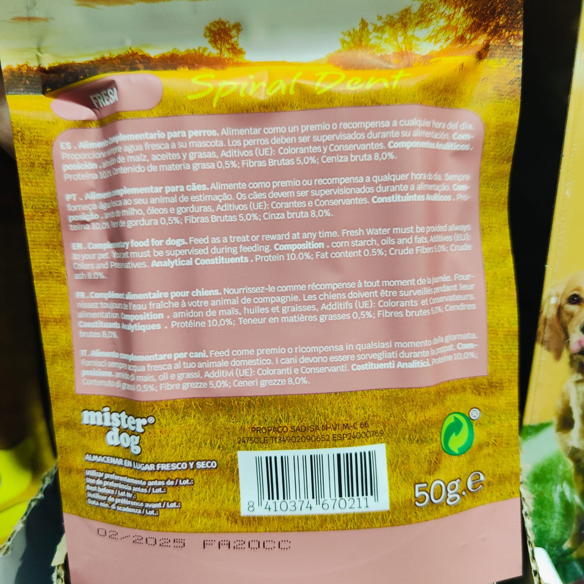 SPIRALDENT FRESA 50 GR.