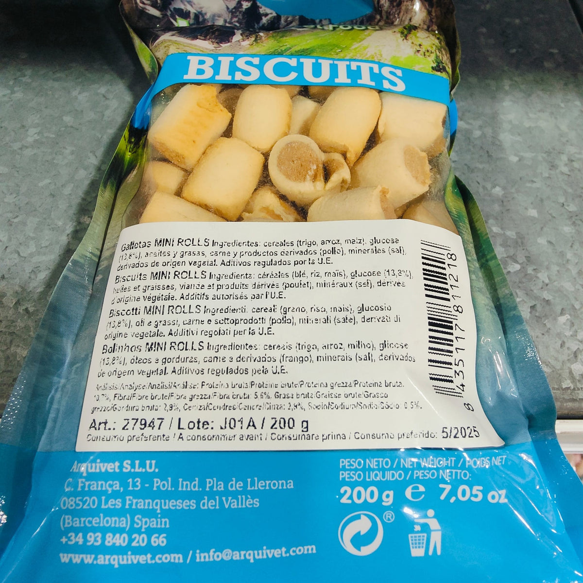 Galletas Mini Rolls 200Gr.