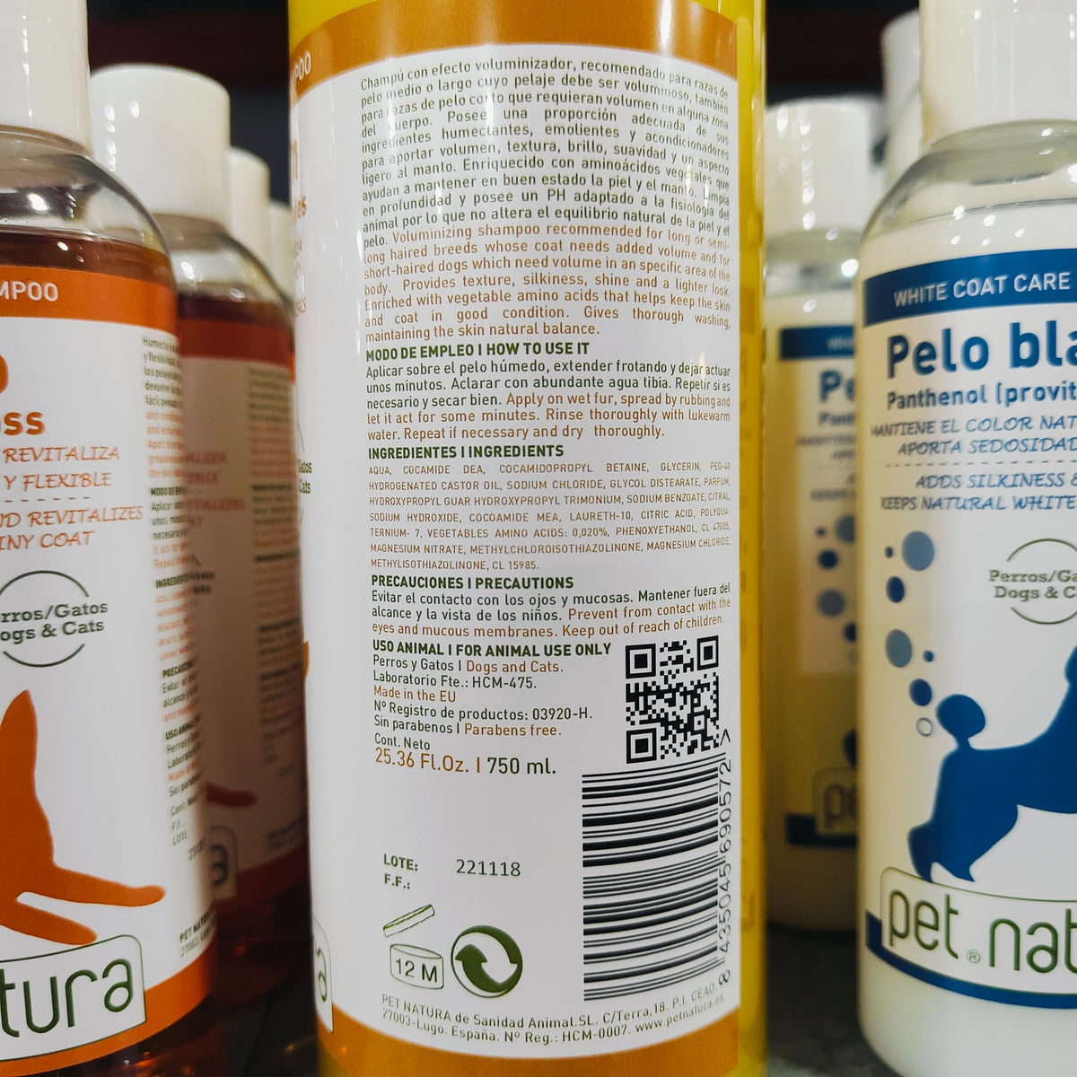 Champu Volumen  750 Ml.Petnatura
