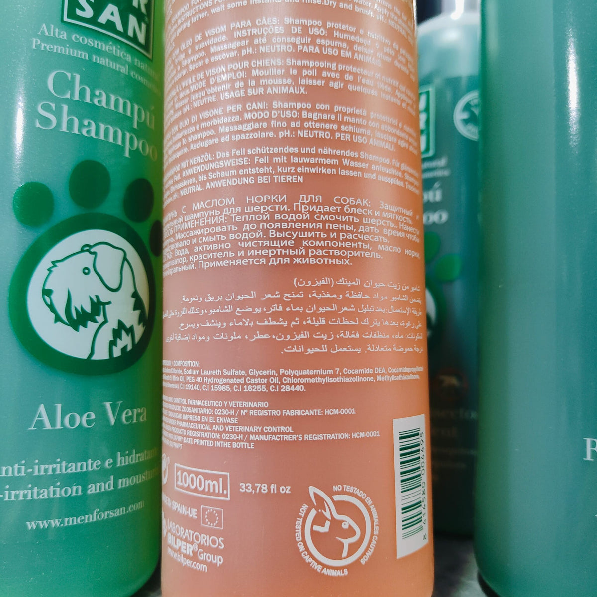 Menforsan Champu Aceite De Vison 1 Lt.