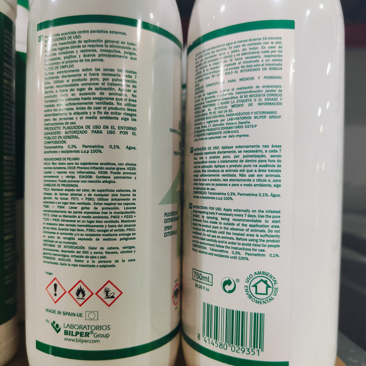 Menforsan Insecticida Perros 750Ml.