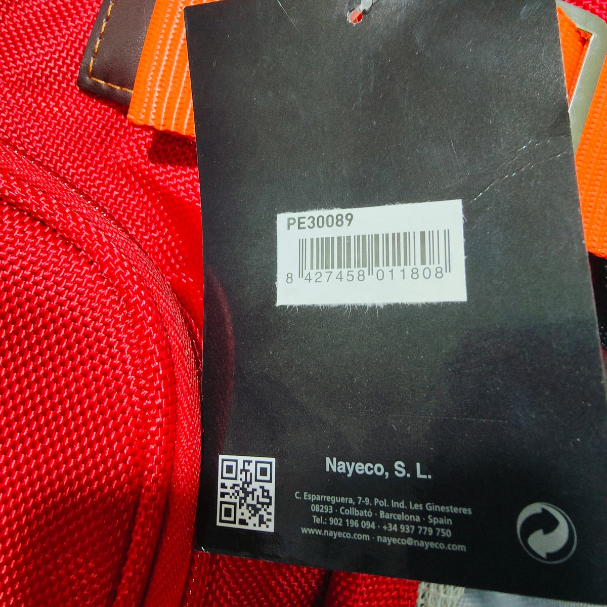 BOLSO TRANSPORTE CANAIMA ROJO 