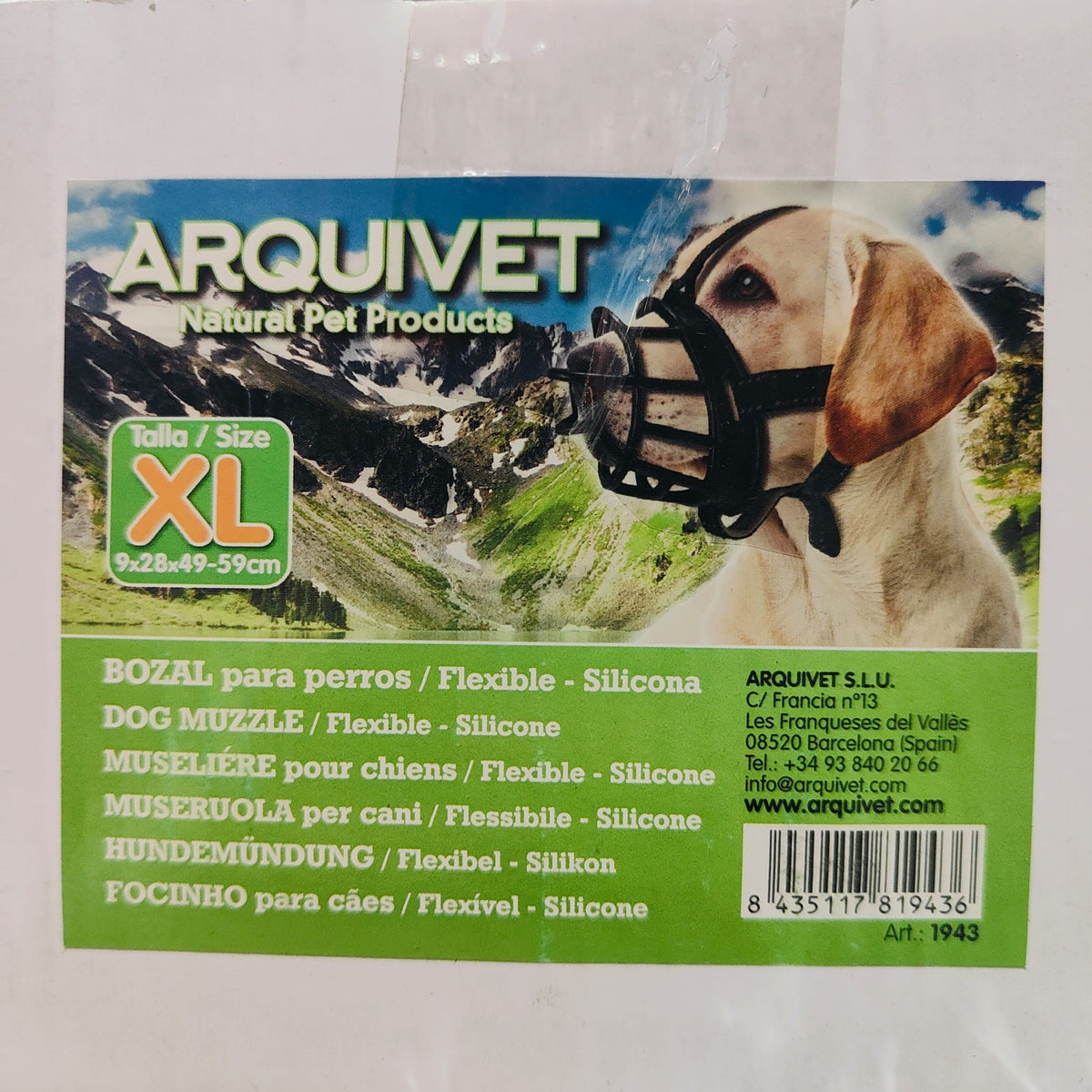 Bozal Flexible-Silicona Xl 9X28X45-59Cm.