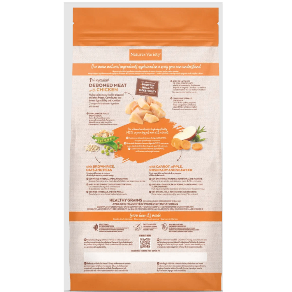 Natures Variety Healthy Grain Puppy Medium Pollo 3Kg.