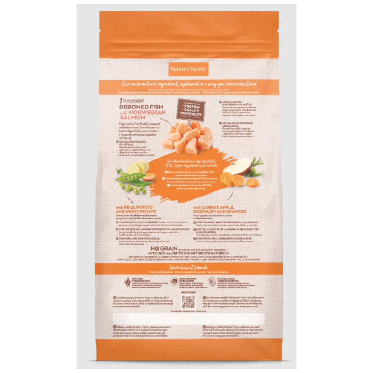 NATURES VARIETY N.G. PUPPY MEDIUM SALMON 3Kg