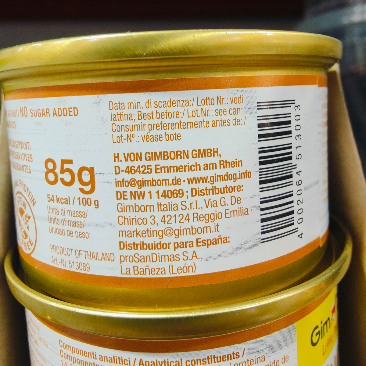 LATA GIMDOG Pure Delight Pollo, 85gr.