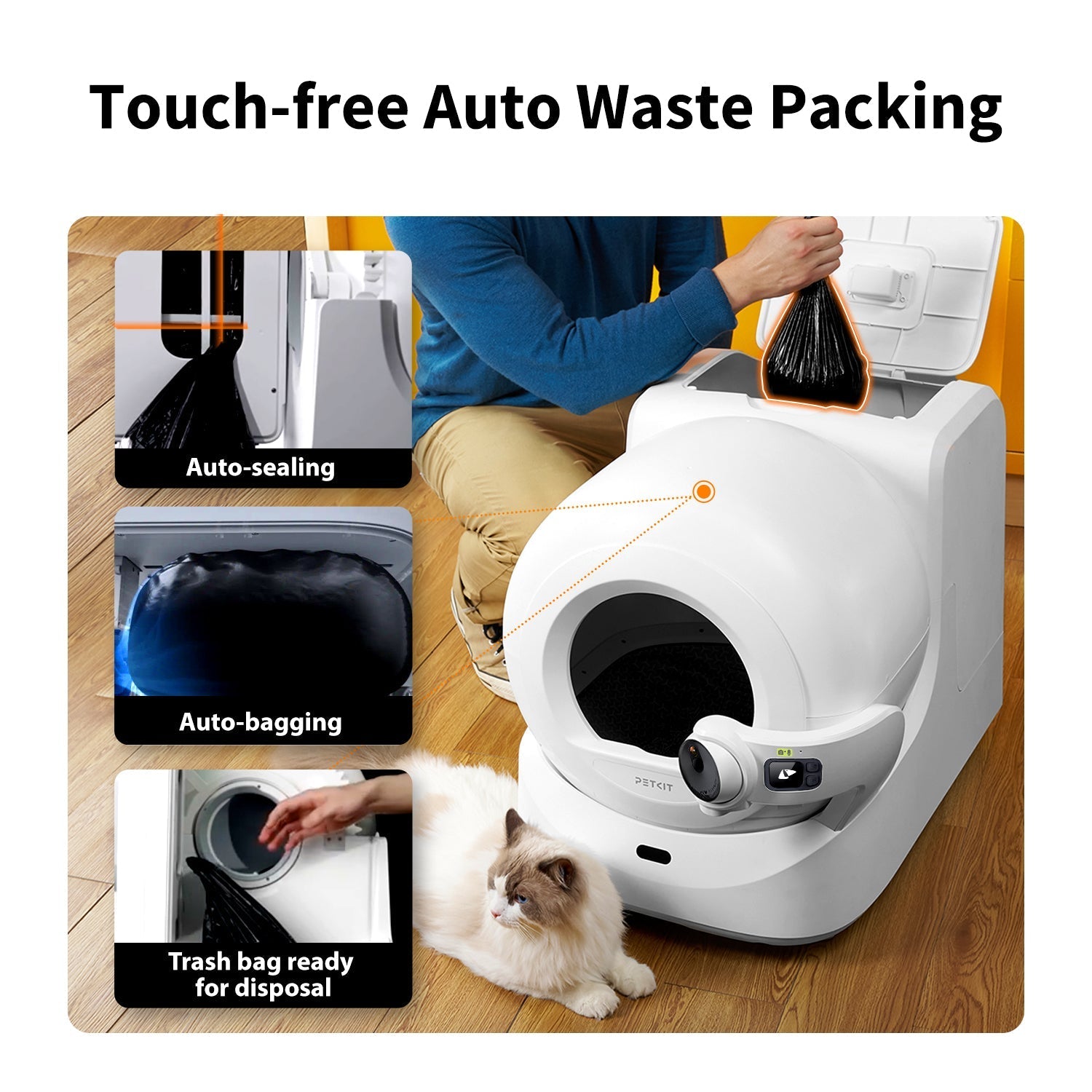 PETKIT PUROBOT ULTRA – Arenero automático inteligente para gatos con IA