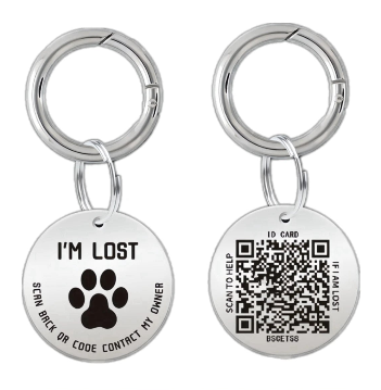 Etiqueta Identificativa con Código QR para Mascotas 💞