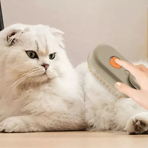 FurGlow: Cepillo de Vapor para Mascotas – Elimina Nudos y Suciedad del Pelaje