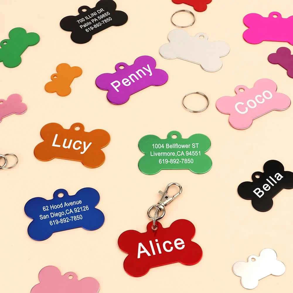 🐾 Etiqueta  de identificación (Personalizada para Mascotas)
