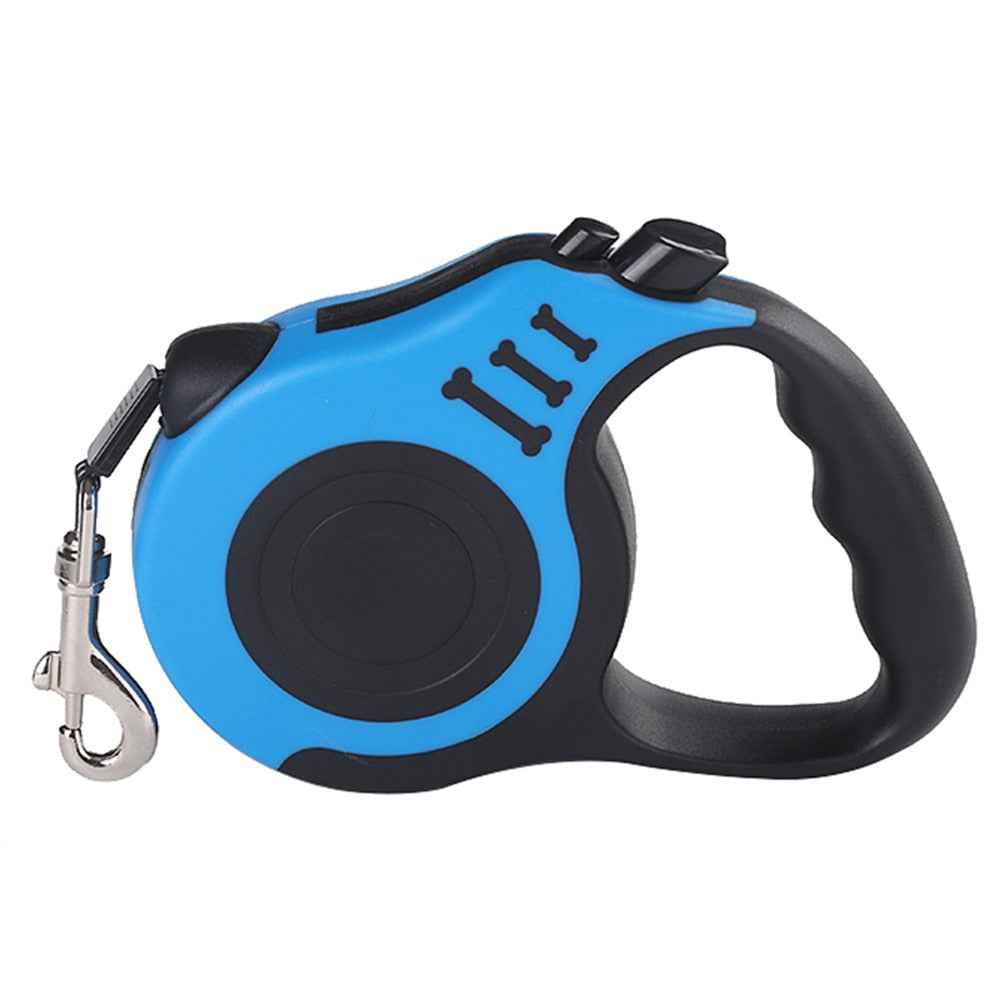 Correa Retráctil para Perros y Gatos - Extensor Automático de 3m y 5m, Resistente y Seguro para Paseos Largos y Activos