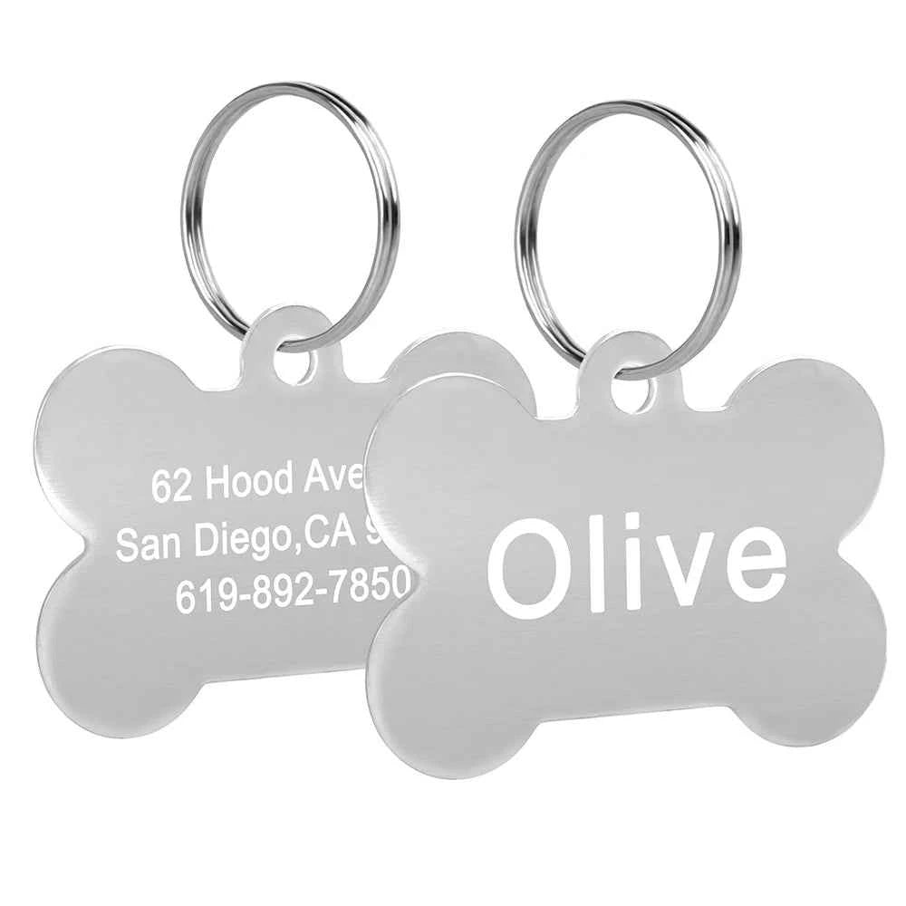 🐾 Etiqueta  de identificación (Personalizada para Mascotas)