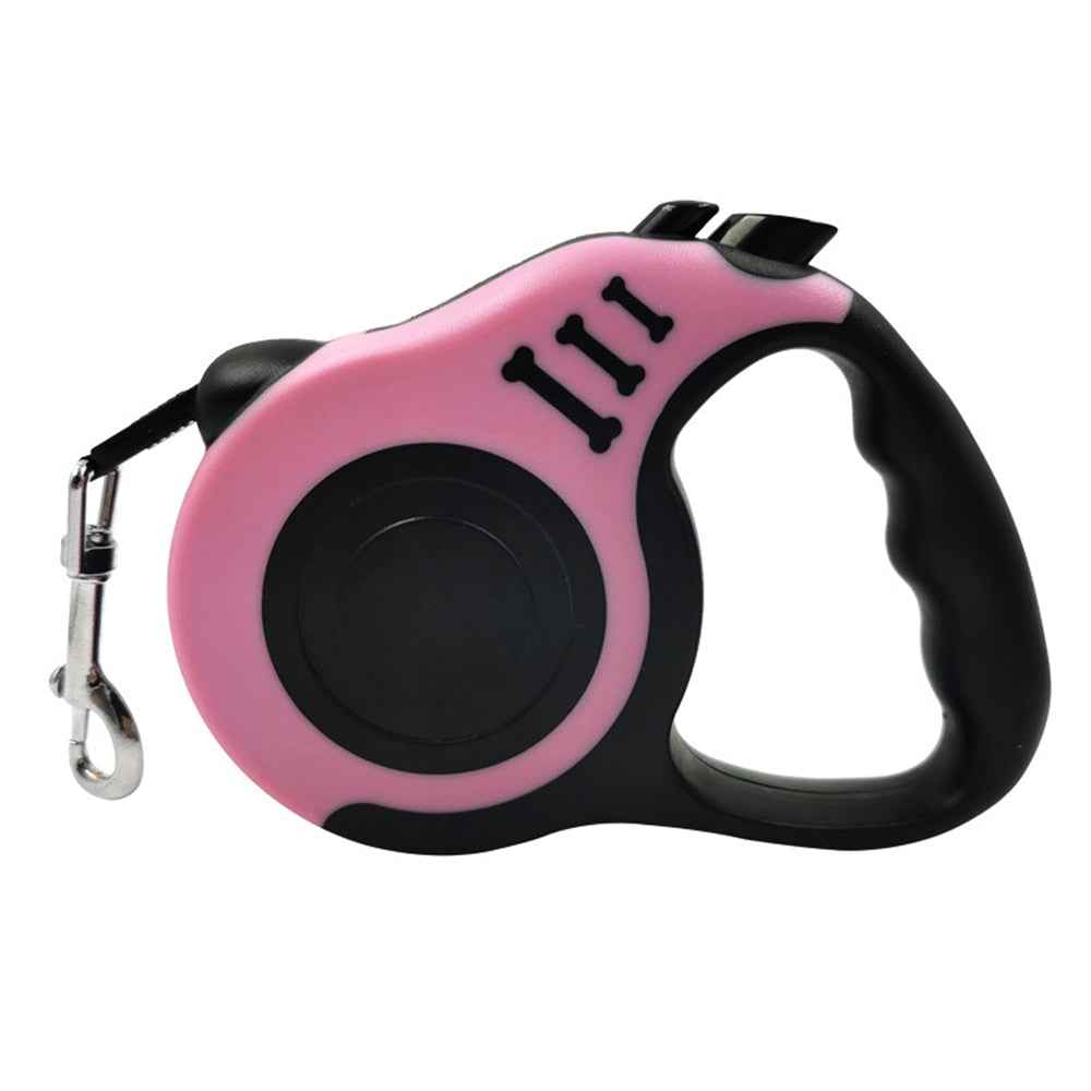 Correa Retráctil para Perros y Gatos - Extensor Automático de 3m y 5m, Resistente y Seguro para Paseos Largos y Activos