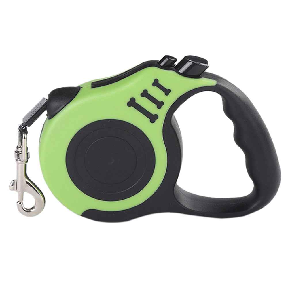 Correa Retráctil para Perros y Gatos - Extensor Automático de 3m y 5m, Resistente y Seguro para Paseos Largos y Activos