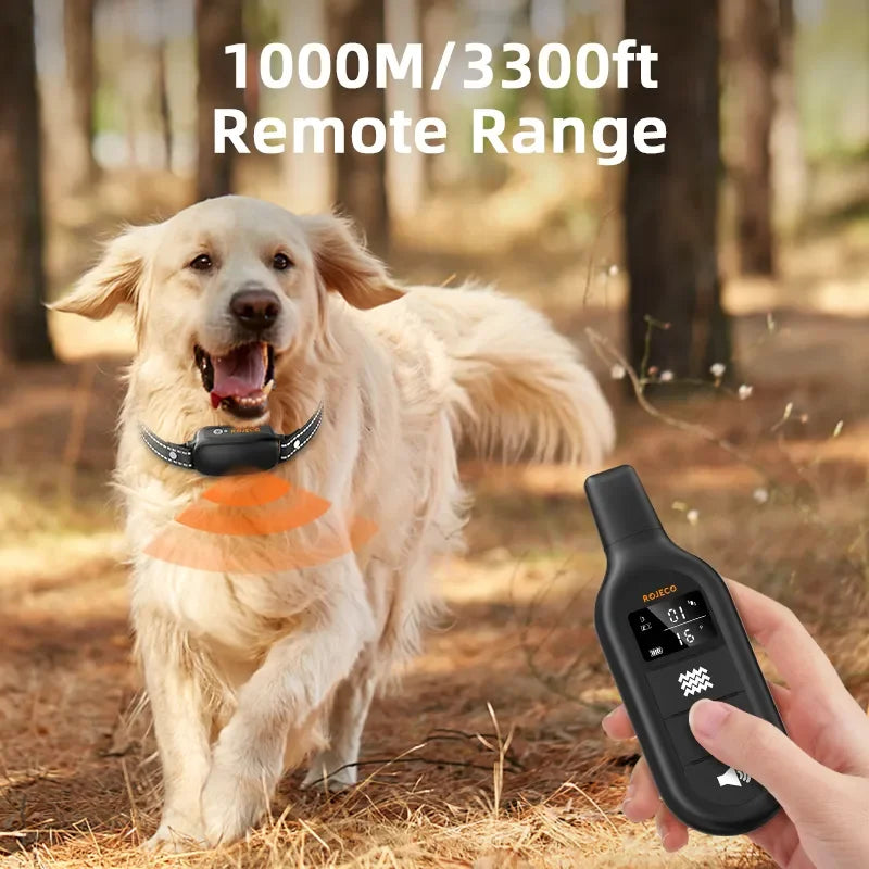 Collar de Adiestramiento Canino con Control Remoto y Modos Ajustables | Resistente al Agua y Recargable