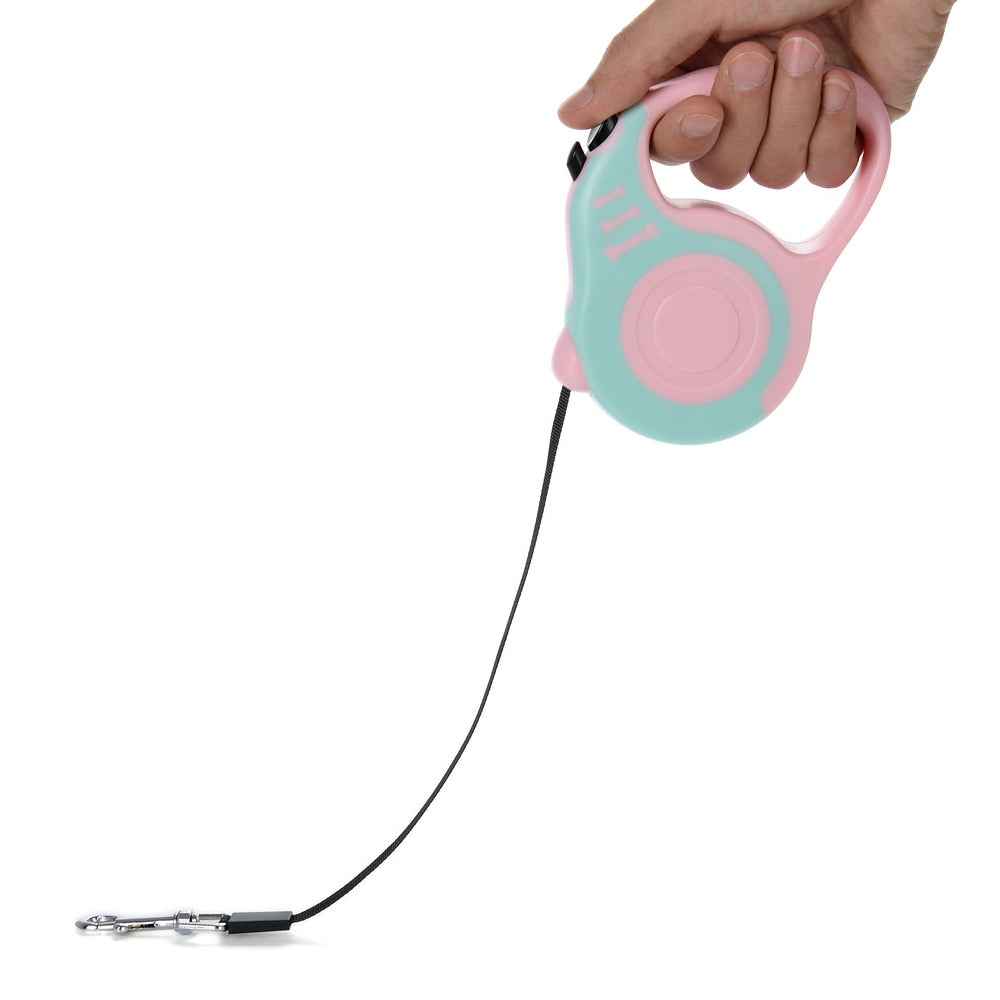 Correa Retráctil para Perros y Gatos - Extensor Automático de 3m y 5m, Resistente y Seguro para Paseos Largos y Activos