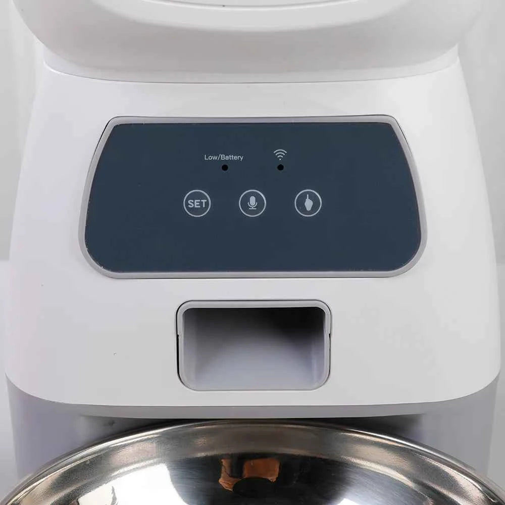 Comedero Automático para Mascotas con Control Móvil – Alimentador Inteligente para mascotas