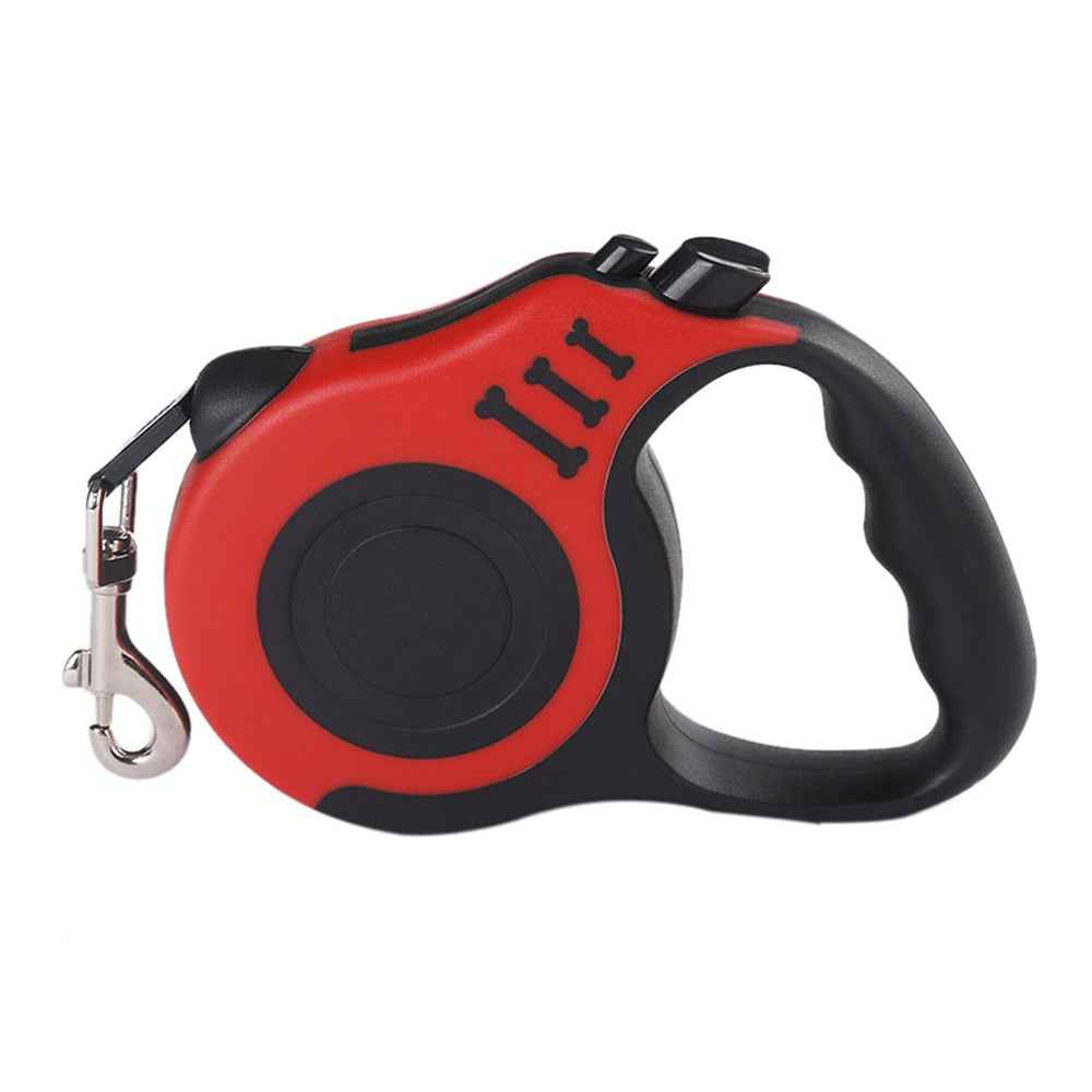 Correa Retráctil para Perros y Gatos - Extensor Automático de 3m y 5m, Resistente y Seguro para Paseos Largos y Activos