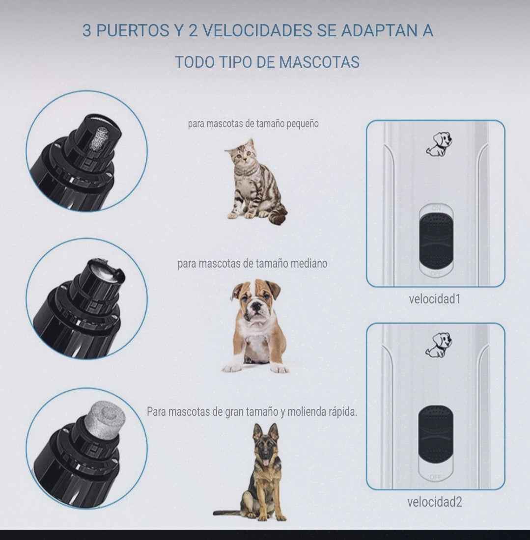 Cortauñas Eléctrico para  Perro PET-CARE