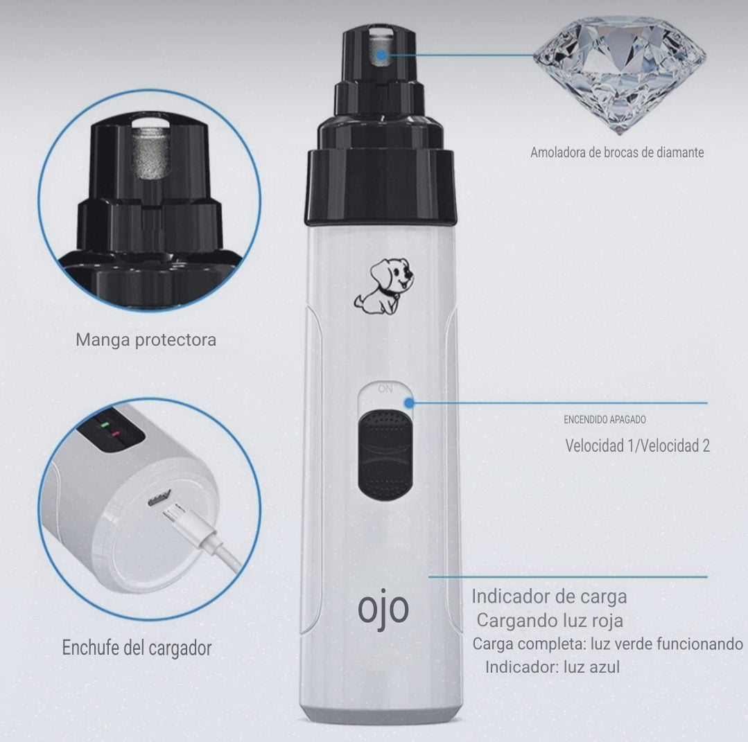 Cortauñas Eléctrico para  Perro PET-CARE