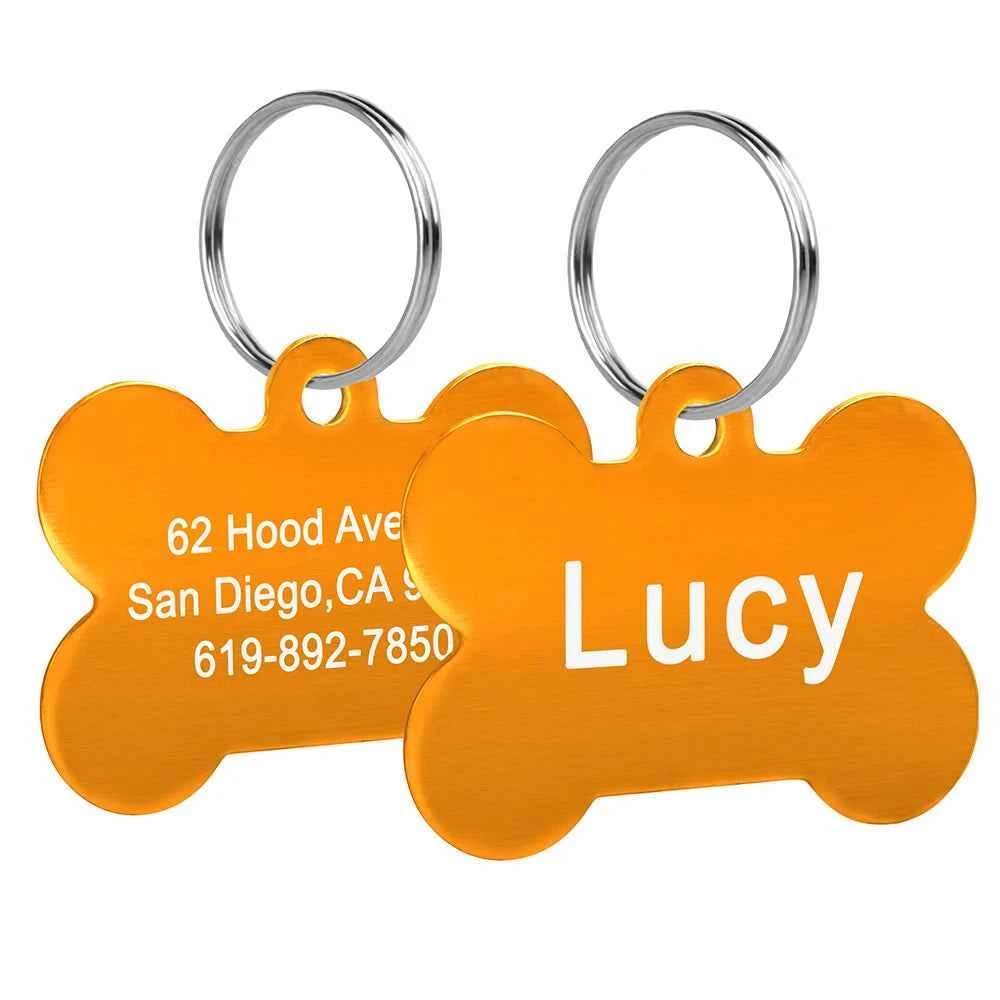 🐾 Etiqueta  de identificación (Personalizada para Mascotas)