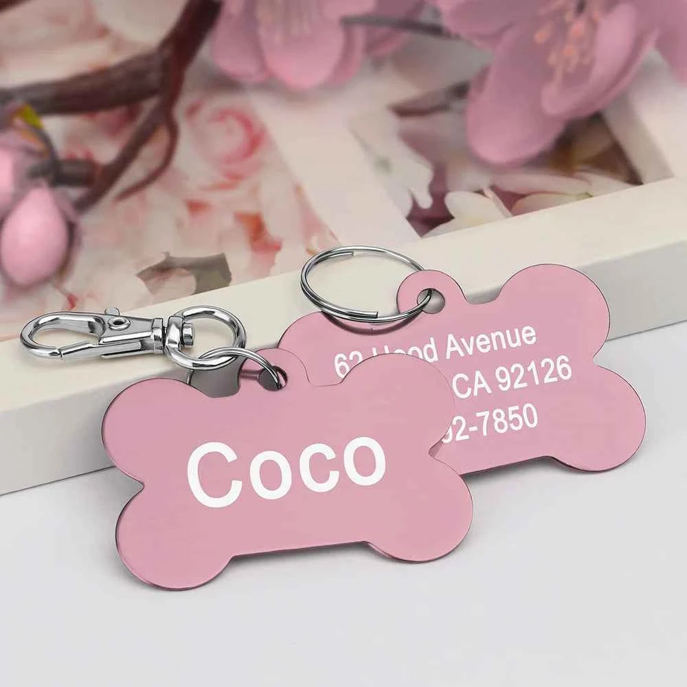 🐾 Etiqueta  de identificación (Personalizada para Mascotas)
