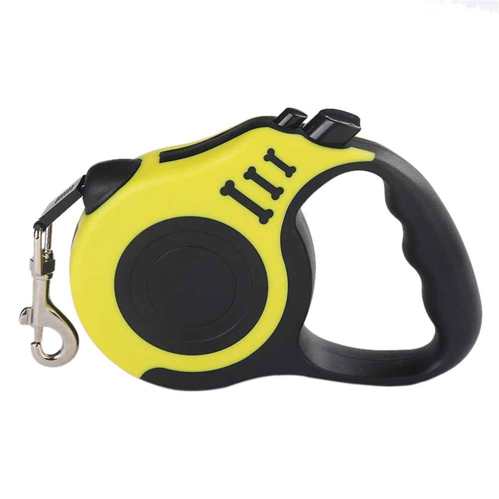 Correa Retráctil para Perros y Gatos - Extensor Automático de 3m y 5m, Resistente y Seguro para Paseos Largos y Activos