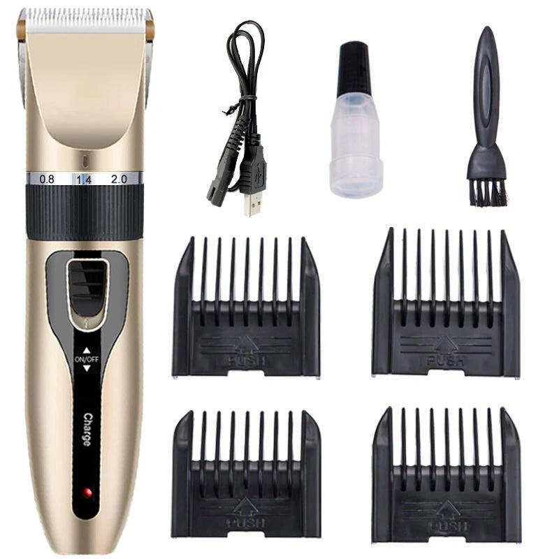 ELECTRIC HAIR CLIPPER FOR DOGS AND CATS WITH USB CHARGING - Get rid of cables!