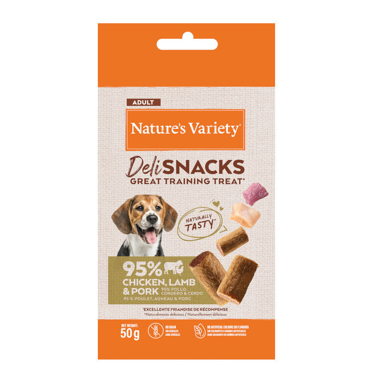 NATURES VARIETY SNACKS CHICKEN&LAMB 0.05KG