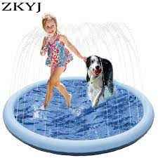 Piscina Aspersora para Perros – Diversión Refrescante para el Verano