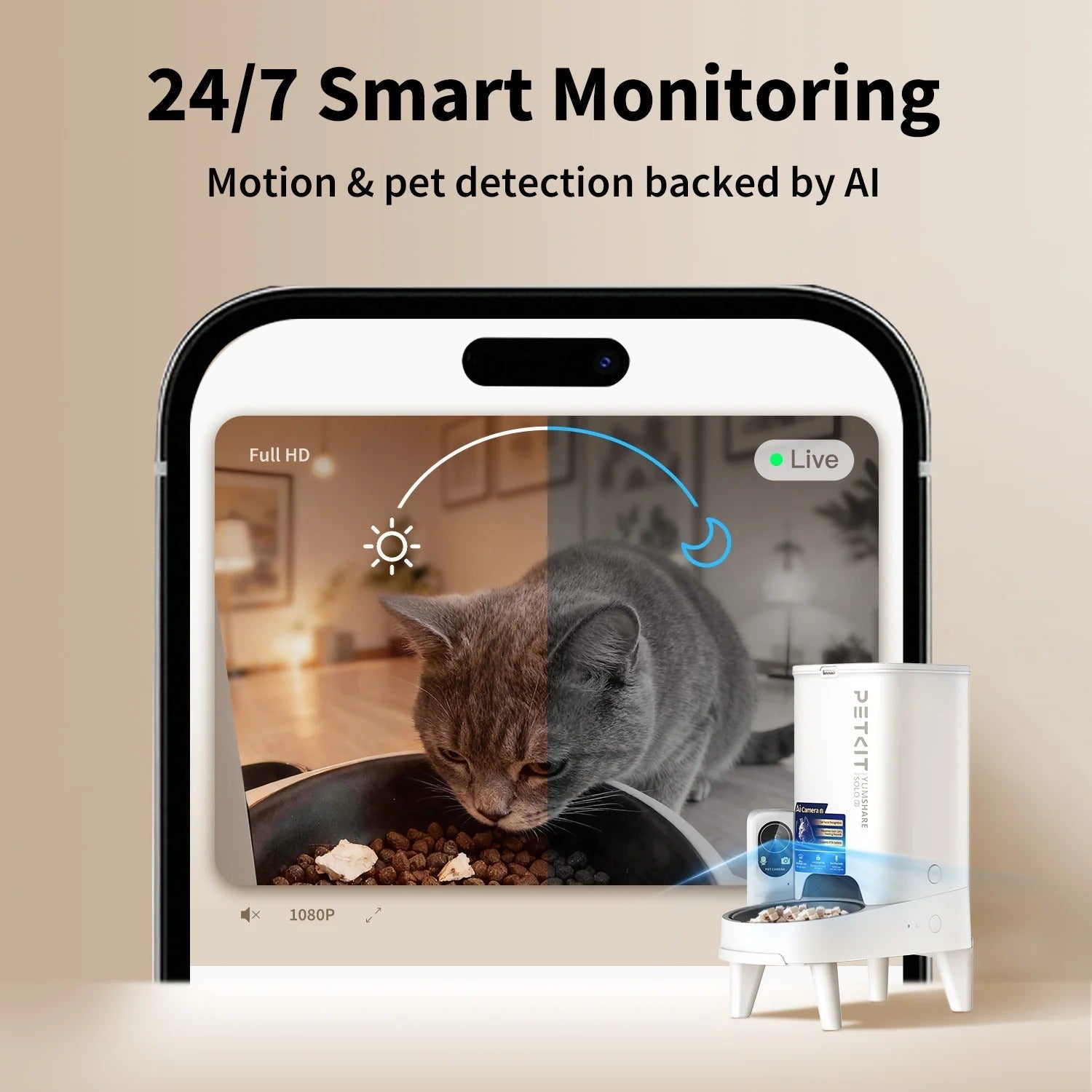 YumShare Solo 2 Automatic Feeder with Camera