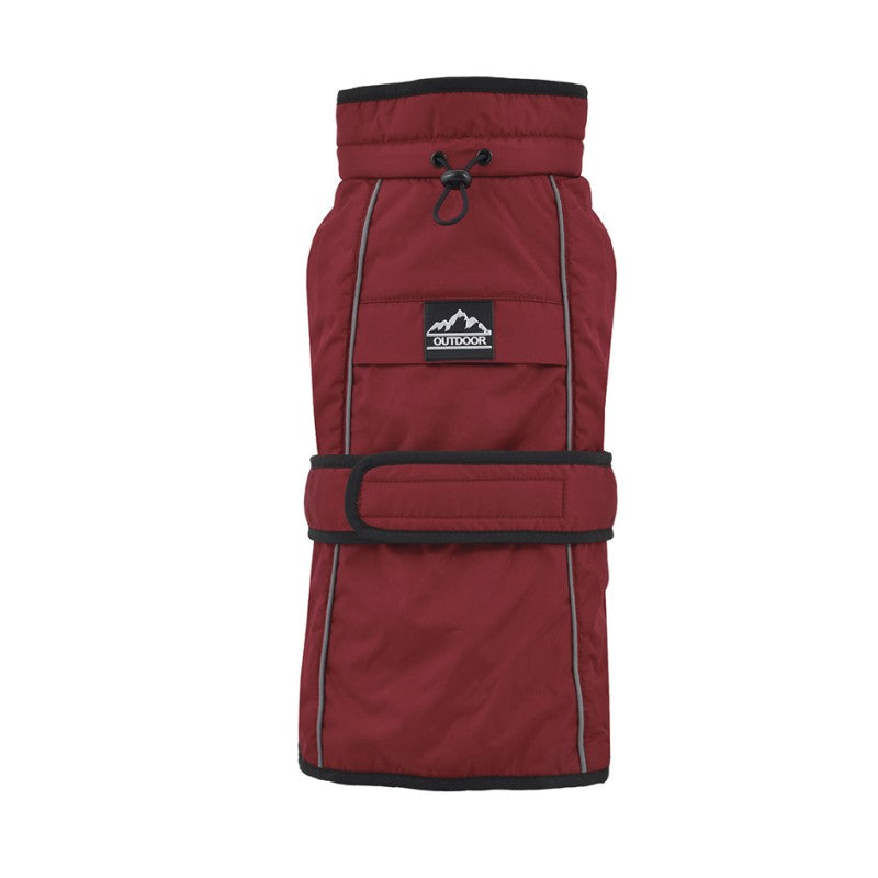 Impermeable Con Forro Polar Rojo Sin Patas 25Cm