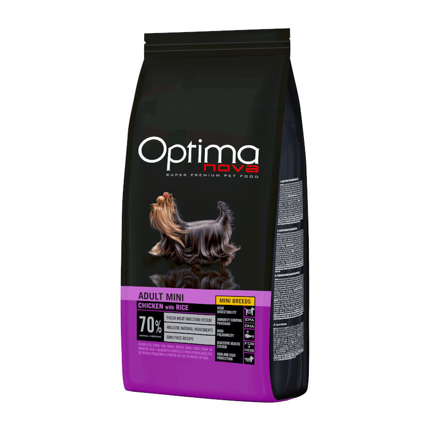 Optima Nova Adult Mini Pollo Arroz 6 Kg.