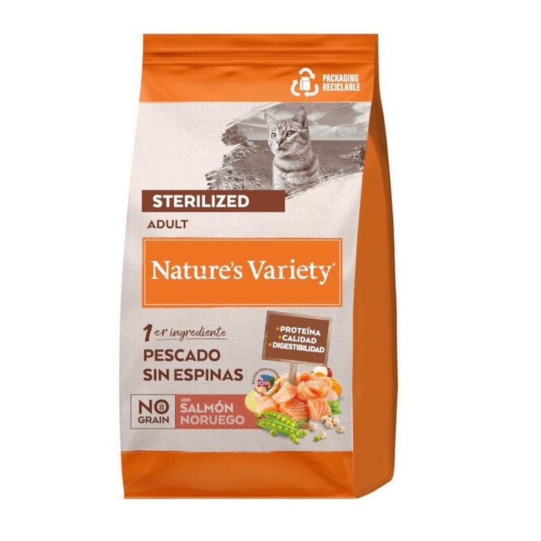 NATURES VARIETY CAT SELECTED STERILIZED SALMON 3 Kg.