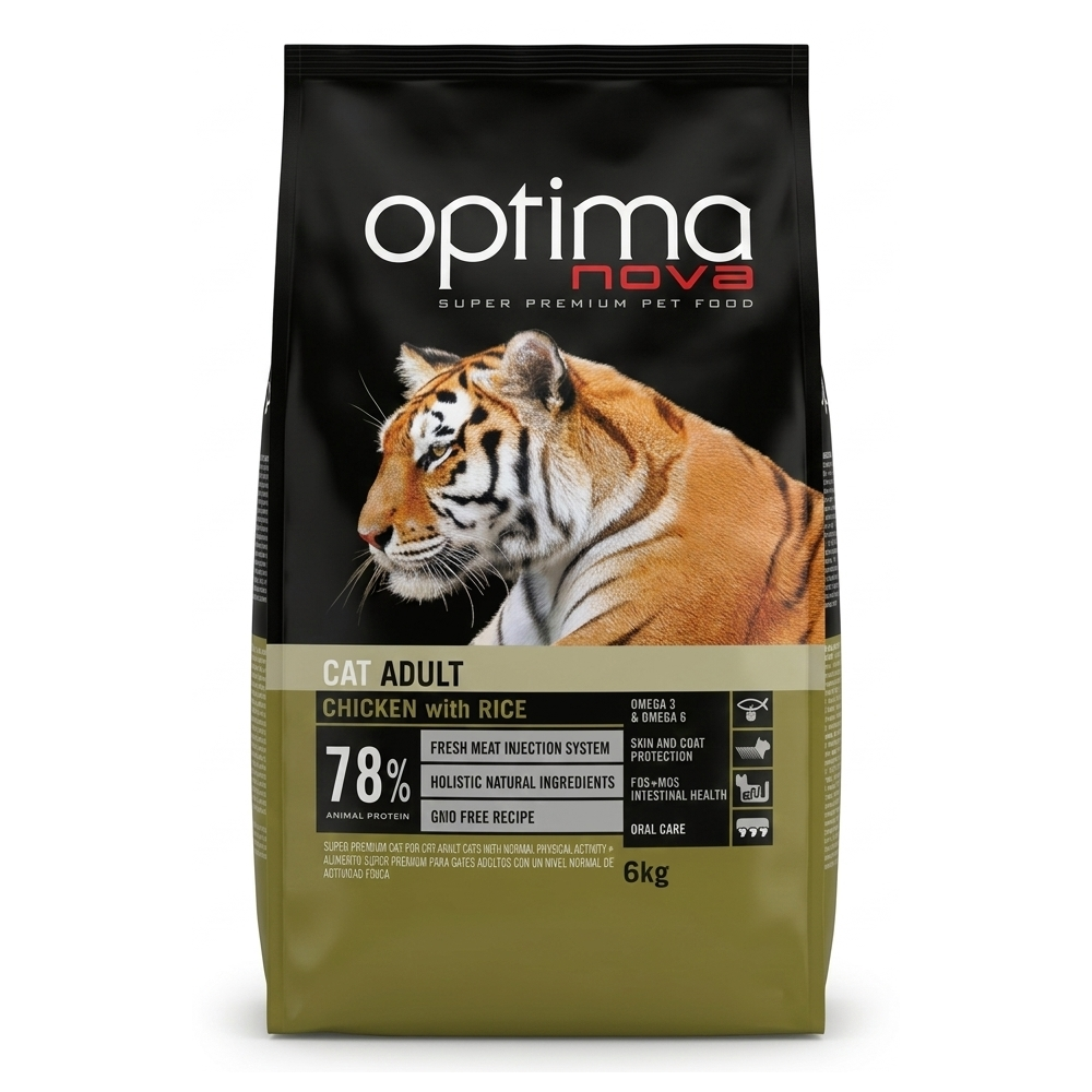 Optima Nova Cat Adult Chiken Rice 6 Kg.