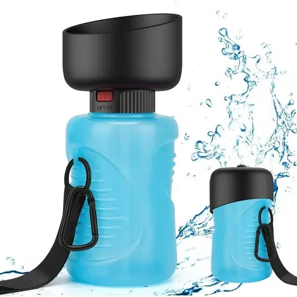 Botella de agua plegable para🐶 mascotas